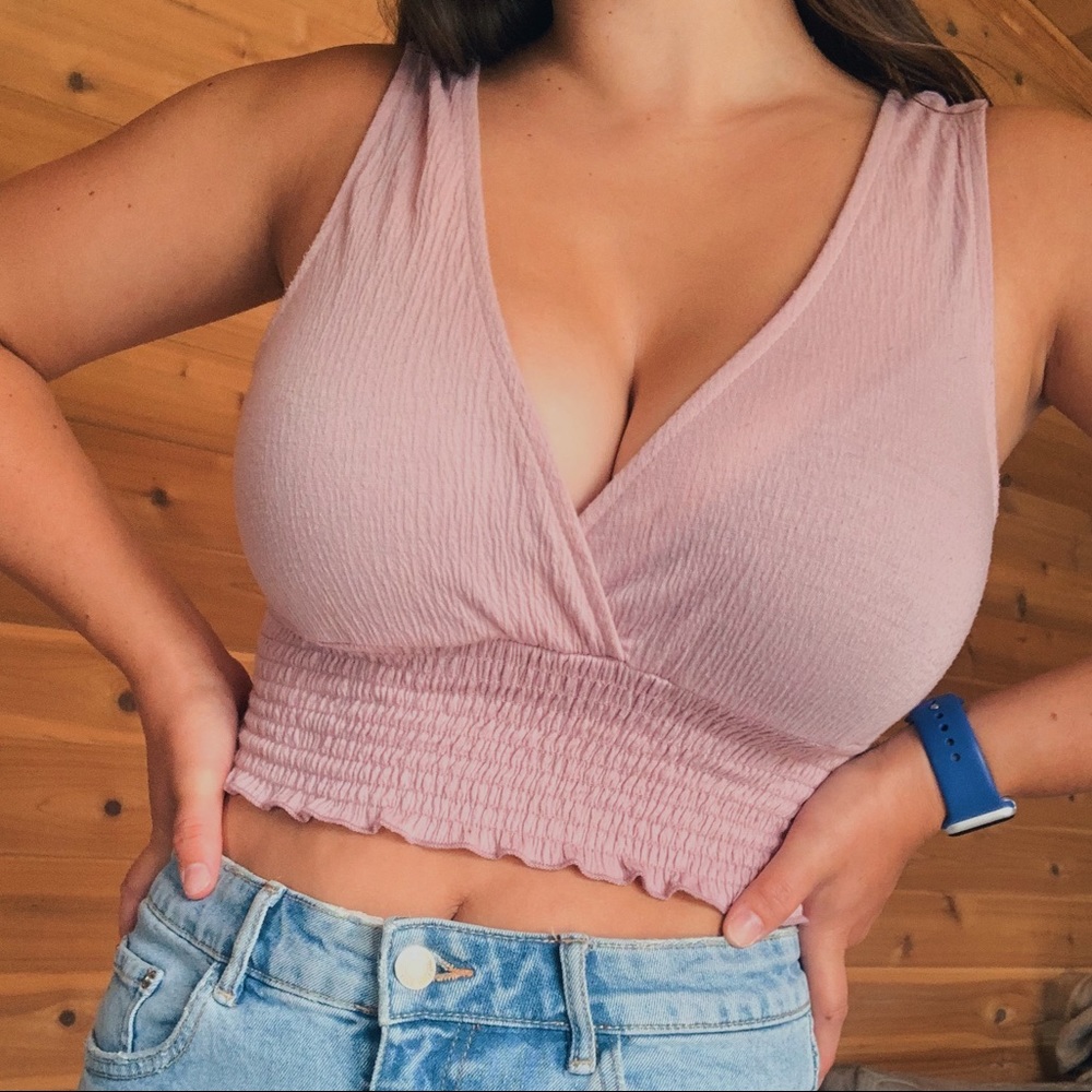 UO textured crop top